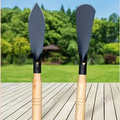 2 כפות פלדת מנגן לגינון